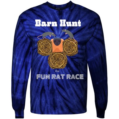 Funny Barn Hunt Barn Hunt The Fun Rat Race With Cute Rats Tie-Dye Long Sleeve Shirt