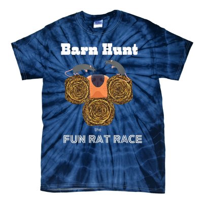 Funny Barn Hunt Barn Hunt The Fun Rat Race With Cute Rats Tie-Dye T-Shirt