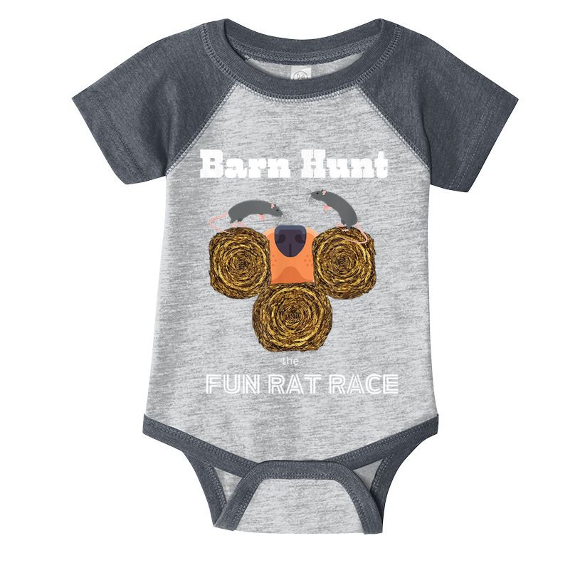Funny Barn Hunt Barn Hunt The Fun Rat Race With Cute Rats Infant Baby Jersey Bodysuit