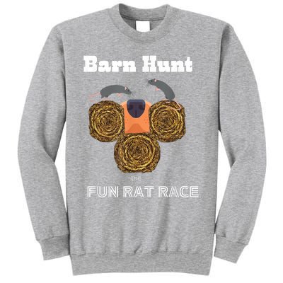 Funny Barn Hunt Barn Hunt The Fun Rat Race With Cute Rats Sweatshirt