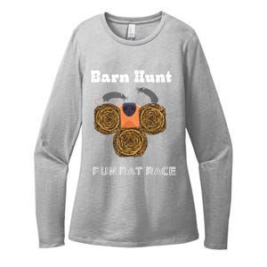 Funny Barn Hunt Barn Hunt The Fun Rat Race With Cute Rats Womens CVC Long Sleeve Shirt