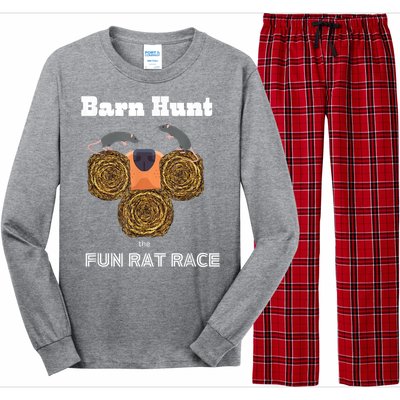 Funny Barn Hunt Barn Hunt The Fun Rat Race With Cute Rats Long Sleeve Pajama Set