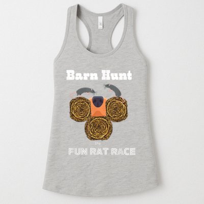 Funny Barn Hunt Barn Hunt The Fun Rat Race With Cute Rats Womens Tank Top