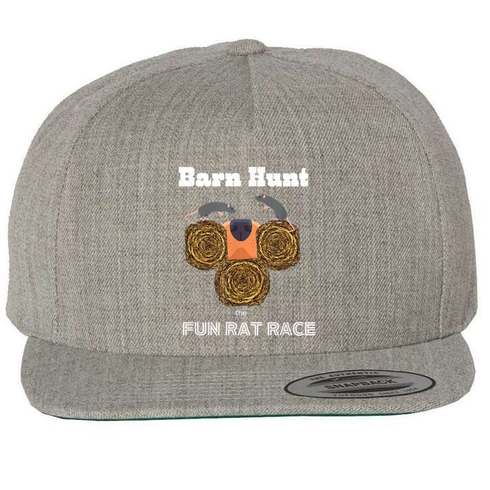 Funny Barn Hunt Barn Hunt The Fun Rat Race With Cute Rats Wool Snapback Cap