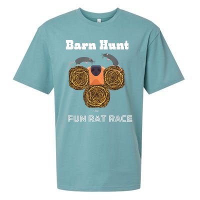 Funny Barn Hunt Barn Hunt The Fun Rat Race With Cute Rats Sueded Cloud Jersey T-Shirt