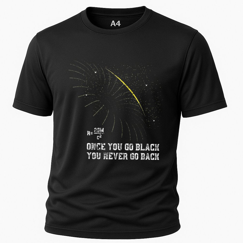 Funny Black Hole Physicist Gift Physics Cooling Performance Crew T-Shirt