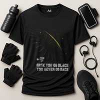 Funny Black Hole Physicist Gift Physics Cooling Performance Crew T-Shirt
