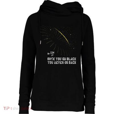 Funny Black Hole Physicist Gift Physics Womens Funnel Neck Pullover Hood