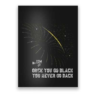 Funny Black Hole Physicist Gift Physics Poster