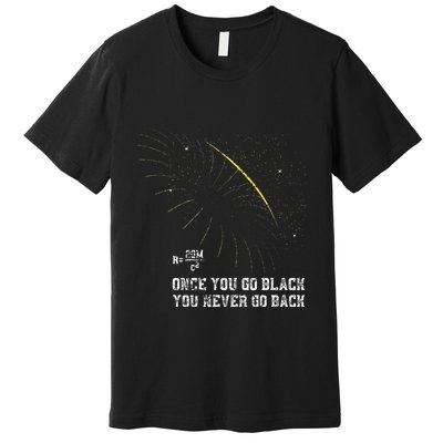 Funny Black Hole Physicist Gift Physics Premium T-Shirt