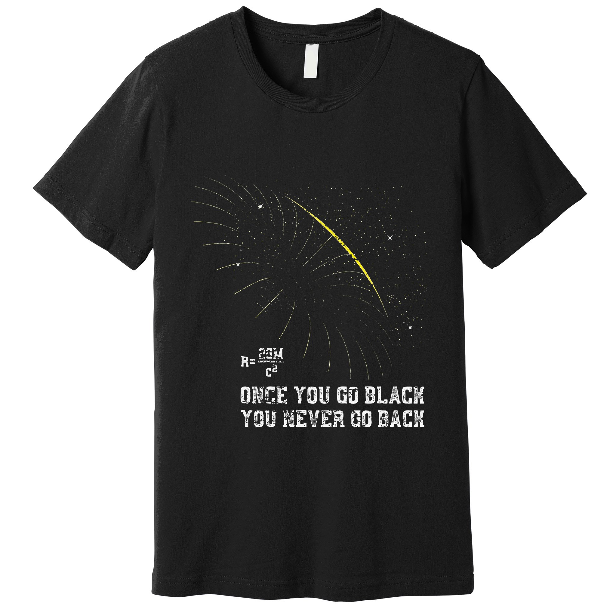 Funny Black Hole Physicist Gift Physics Premium T-Shirt