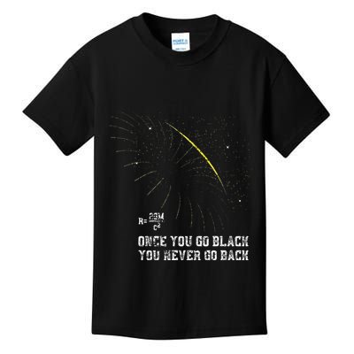 Funny Black Hole Physicist Gift Physics Kids T-Shirt