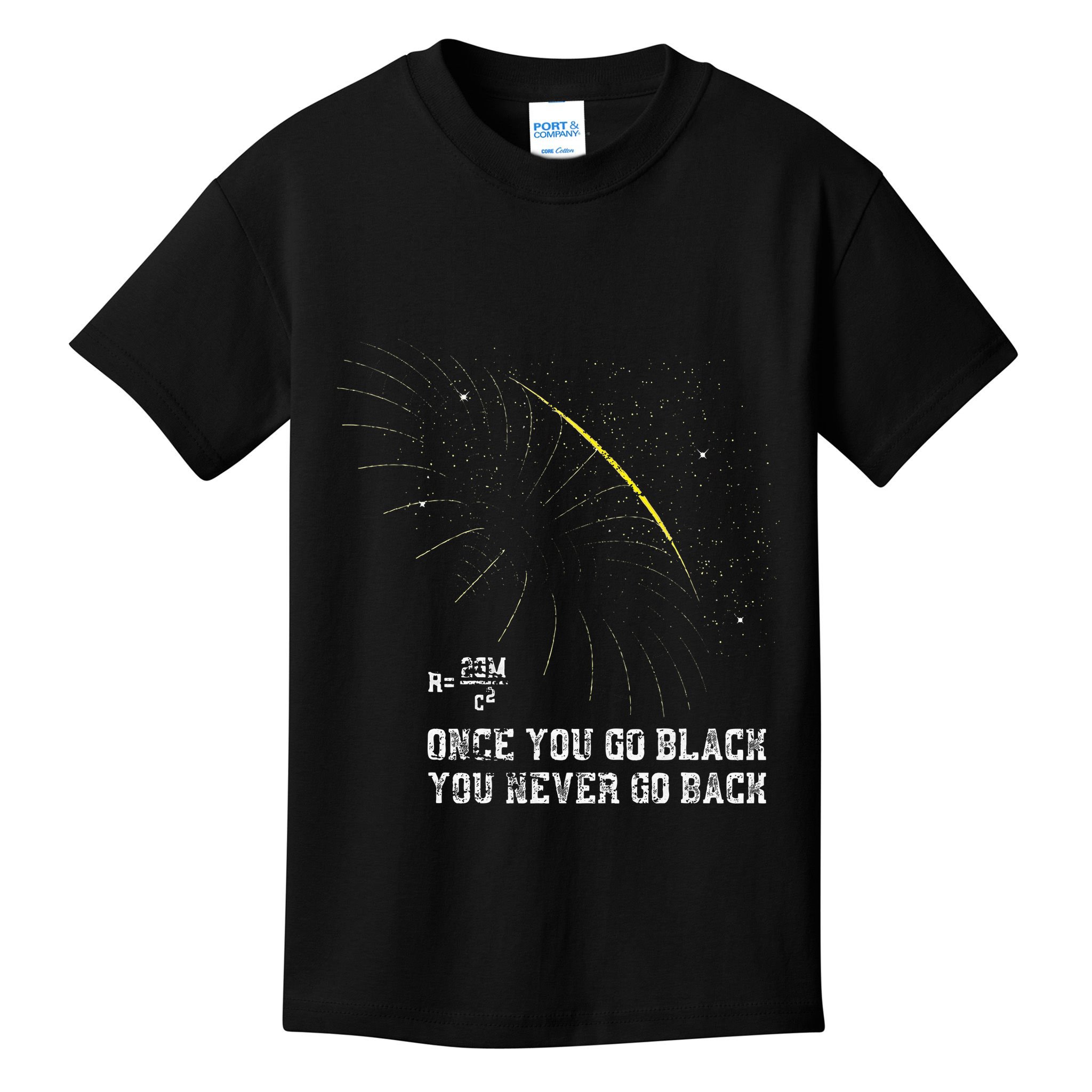 Funny Black Hole Physicist Gift Physics Kids T-Shirt