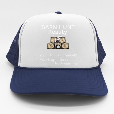 Funny Barn Hunt Tunnel Reality Not Happening With Cute Rat Trucker Hat