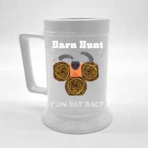 Funny Barn Hunt Barn Hunt The Fun Rat Race With Cute Rats Beer Stein