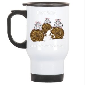 Funny Barn Hunt In Search Of All The Rats Stainless Steel Travel Mug