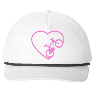 Funny Bicycle Heart Love Biking Cyclist  Wo Gift Tank Top Snapback Five-Panel Rope Hat