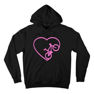 Funny Bicycle Heart Love Biking Cyclist  Wo Gift Tank Top Tall Hoodie