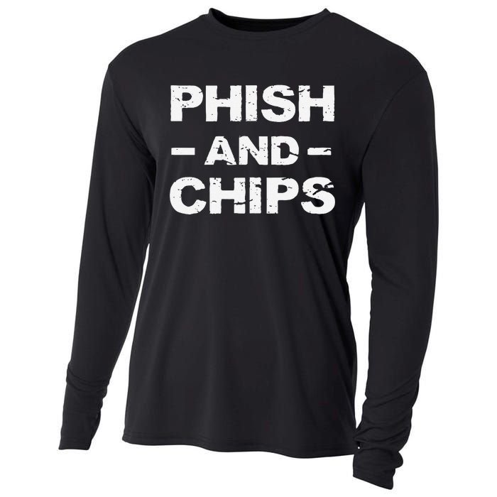 Fishy Business Hilarious Hacker Cooling Performance Long Sleeve Crew