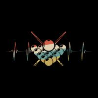 Fivepin Billiards Heartbeat Retro Ecg Ekg Gift Sustainable Bucket Hat