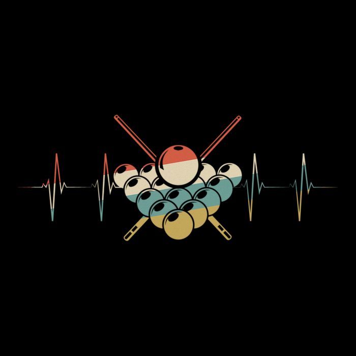 Fivepin Billiards Heartbeat Retro Ecg Ekg Gift Sustainable Bucket Hat