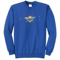 Fivepin Billiards Heartbeat Retro Ecg Ekg Gift Sweatshirt