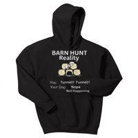 Funny Barn Hunt Tunnel Reality Not Happening With Cute Rat Kids Hoodie