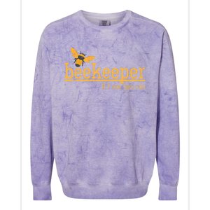 Funny Bee Hive Honey Lover Gift Beekeeper Colorblast Crewneck Sweatshirt