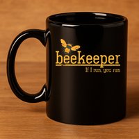 Funny Bee Hive Honey Lover Gift Beekeeper 11oz C Handle Ceramic Mug