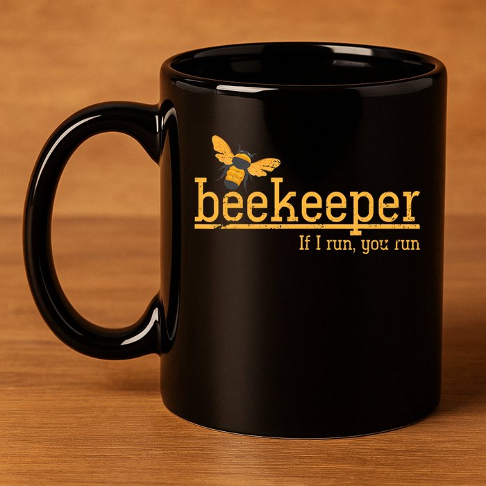 Funny Bee Hive Honey Lover Gift Beekeeper 11oz C Handle Ceramic Mug