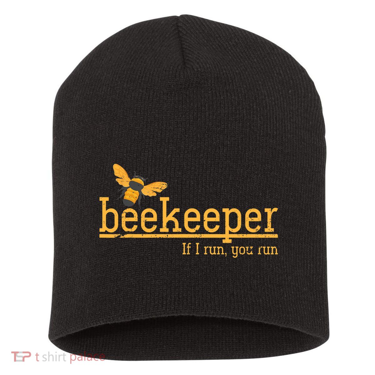 Funny Bee Hive Honey Lover Gift Beekeeper Short Acrylic Beanie