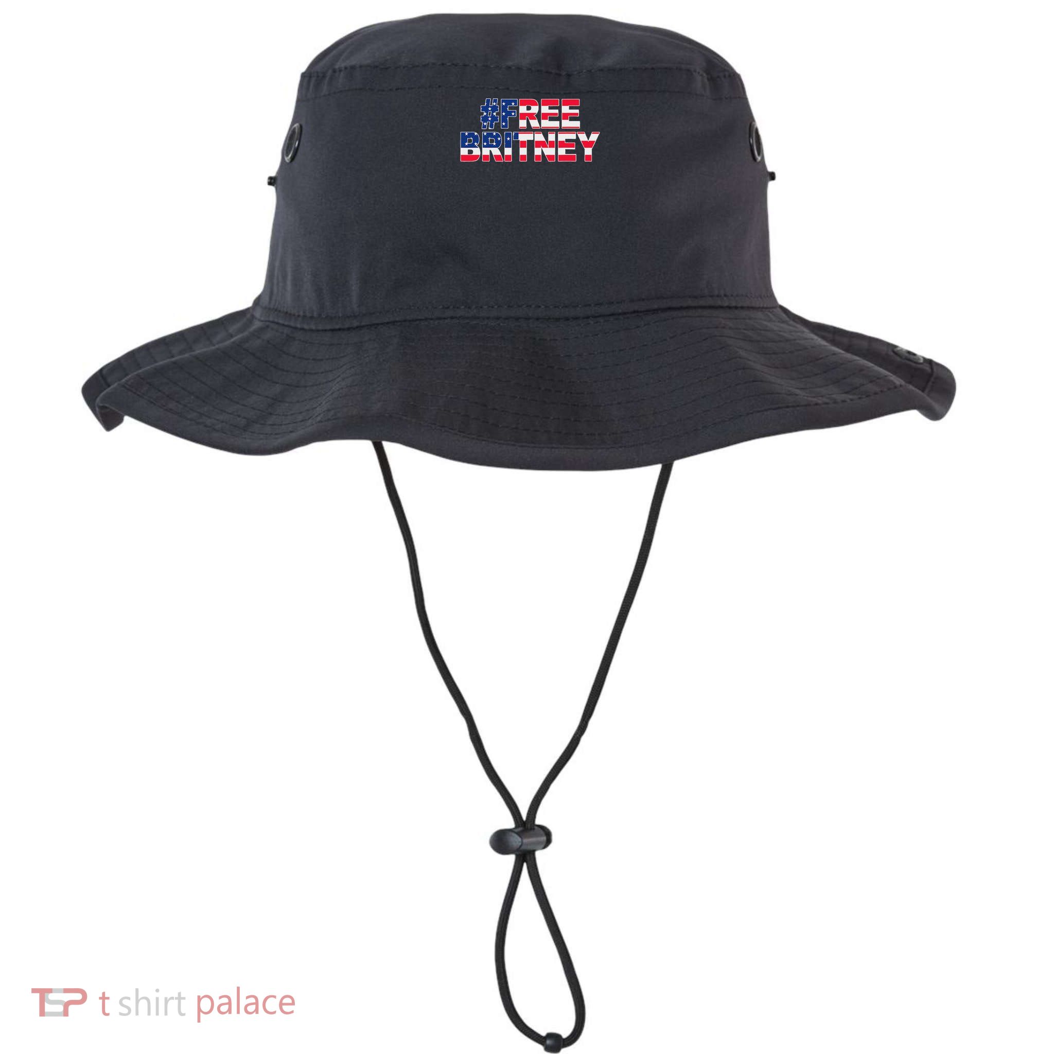 Free Britney Hashtag Freebritney Freebritney Usa Flag Bucket Hat