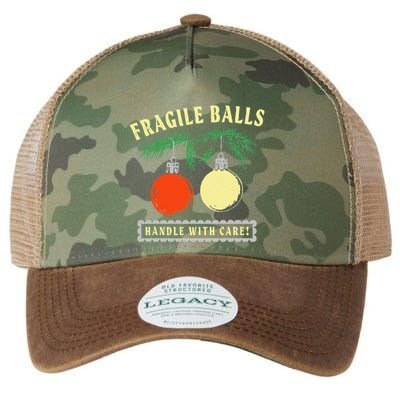 Fragile Balls Handle With Care Funny Legacy Tie Dye Trucker Hat