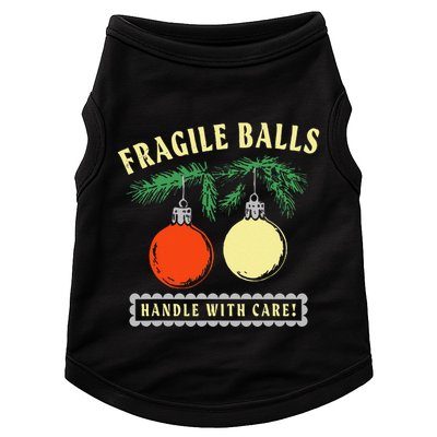 Fragile Balls Handle With Care Funny Doggie Tank