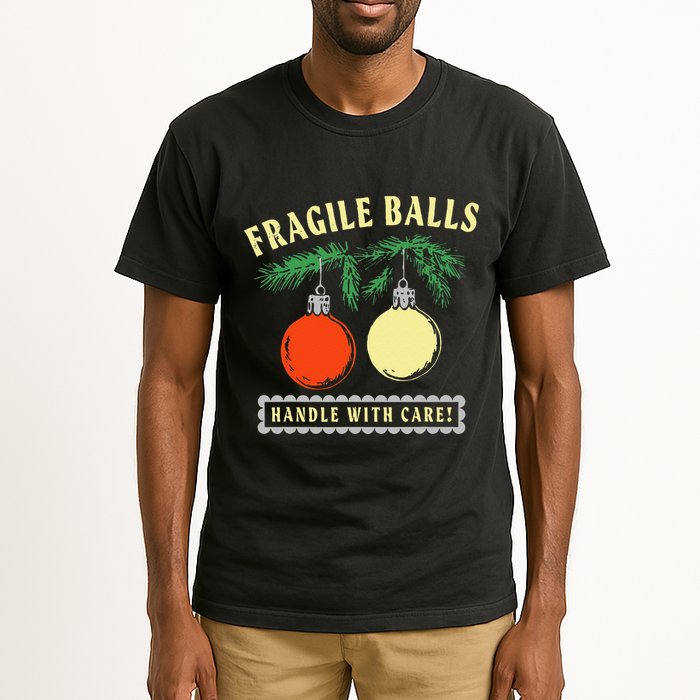 Fragile Balls Handle With Care Funny Tall T-Shirt