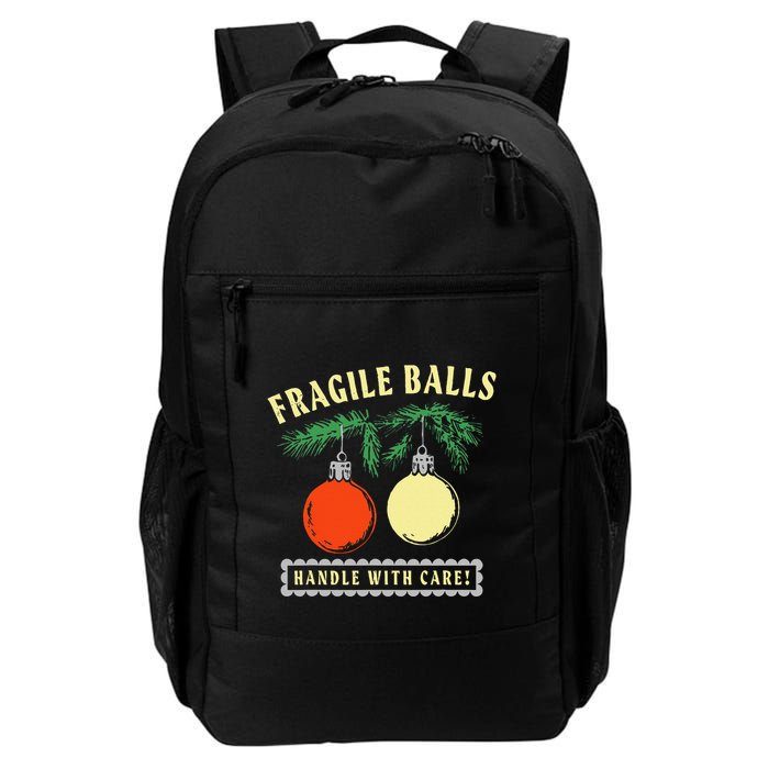 Fragile Balls Handle With Care Funny Backpack