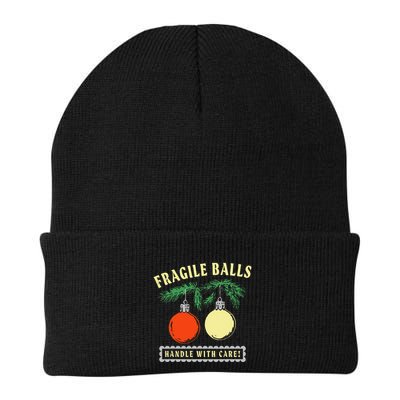 Fragile Balls Handle With Care Funny Knit Cap Winter Beanie