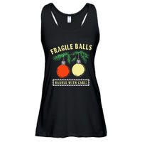 Fragile Balls Handle With Care Funny Ladies Essential Flowy Tank