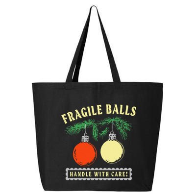 Fragile Balls Handle With Care Funny 25L Jumbo Tote