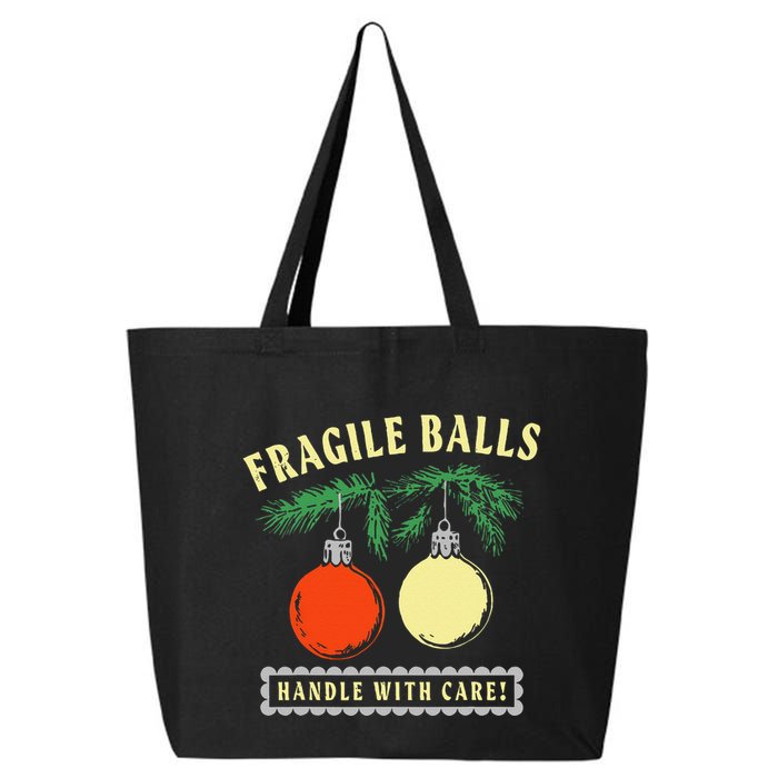 Fragile Balls Handle With Care Funny 25L Jumbo Tote