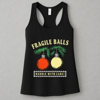 Fragile Balls Handle With Care Funny Womens Tank Top