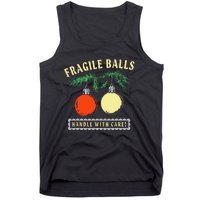 Fragile Balls Handle With Care Funny Tank Top