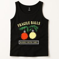 Fragile Balls Handle With Care Funny Tank Top