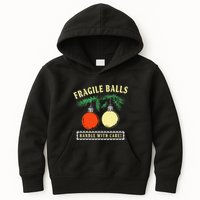 Fragile Balls Handle With Care Funny Kids Hoodie