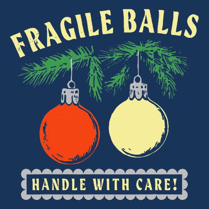 Fragile Balls Handle With Care Funny Infant Baby Jersey Bodysuit