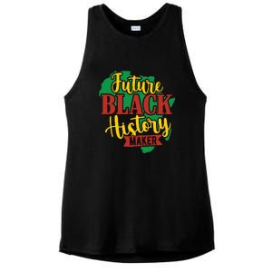 Future Black History Maker Proud African American Ladies PosiCharge Tri-Blend Wicking Tank