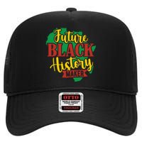 Future Black History Maker Proud African American High Crown Mesh Back Trucker Hat