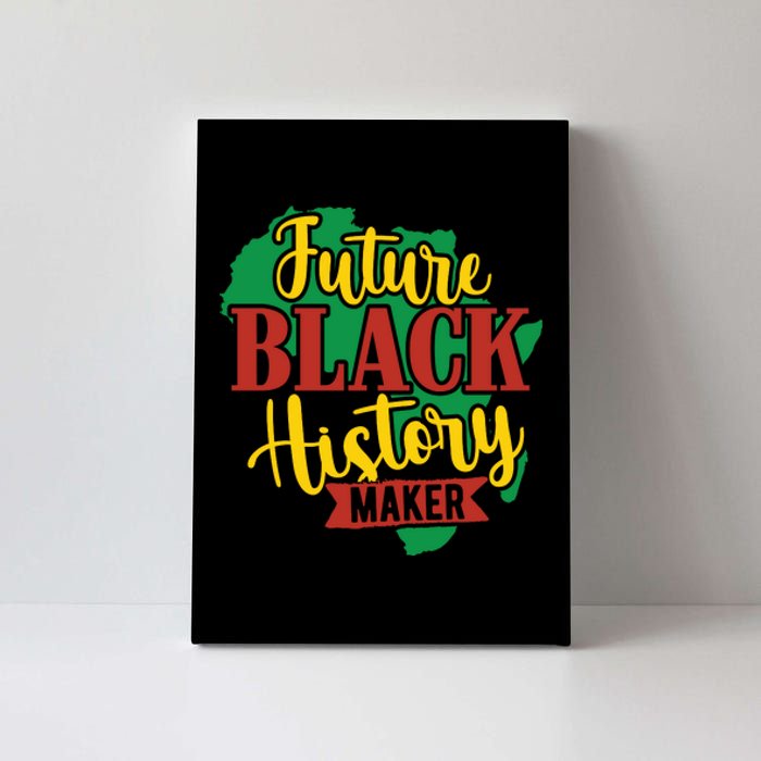 Future Black History Maker Proud African American Canvas