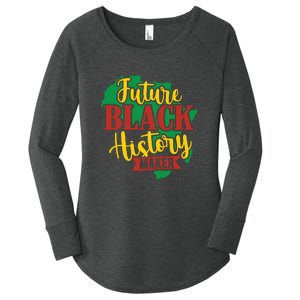 Future Black History Maker Proud African American Women's Perfect Tri Tunic Long Sleeve Shirt