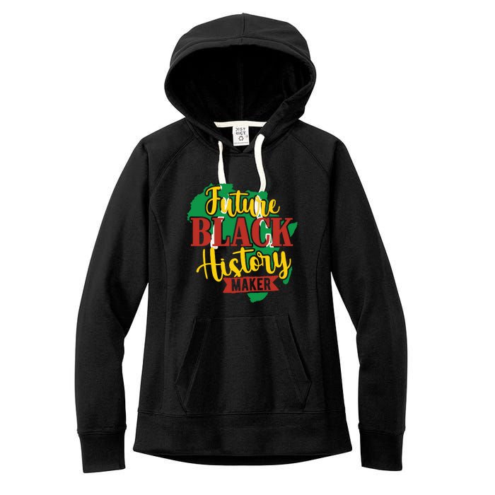 Future Black History Maker Proud African American Women's Fleece Hoodie